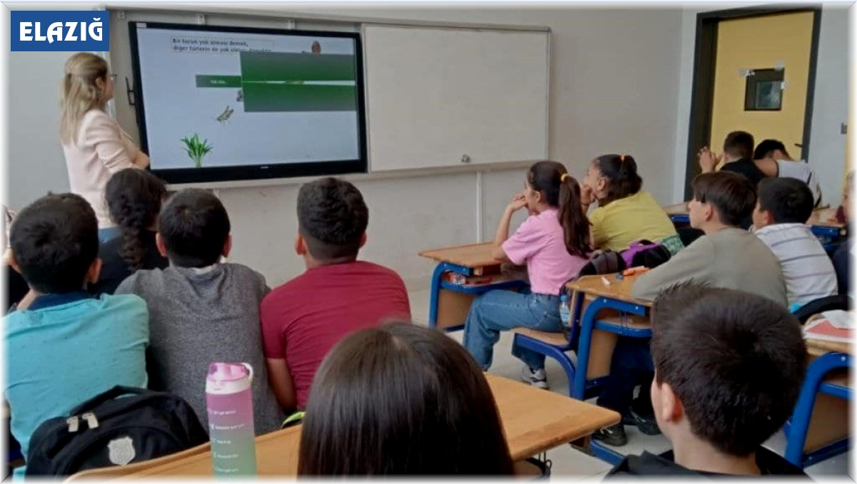 Elazığ'da öğrencilere tabiat eğitimi