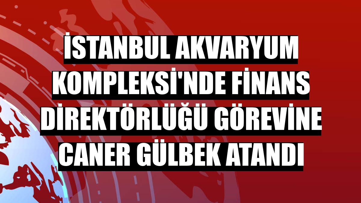 İstanbul Akvaryum Kompleksi'nde Finans Direktörlüğü görevine Caner Gülbek atandı