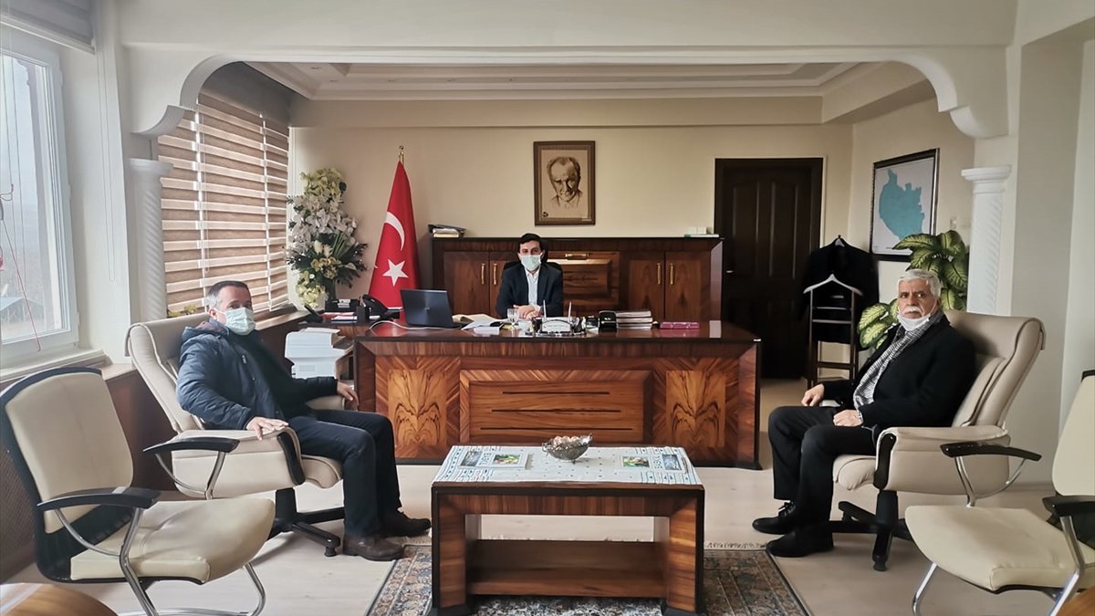 AK Parti Baskil İlçe Başkanından Kaymakam Yılmaz'a ziyaret