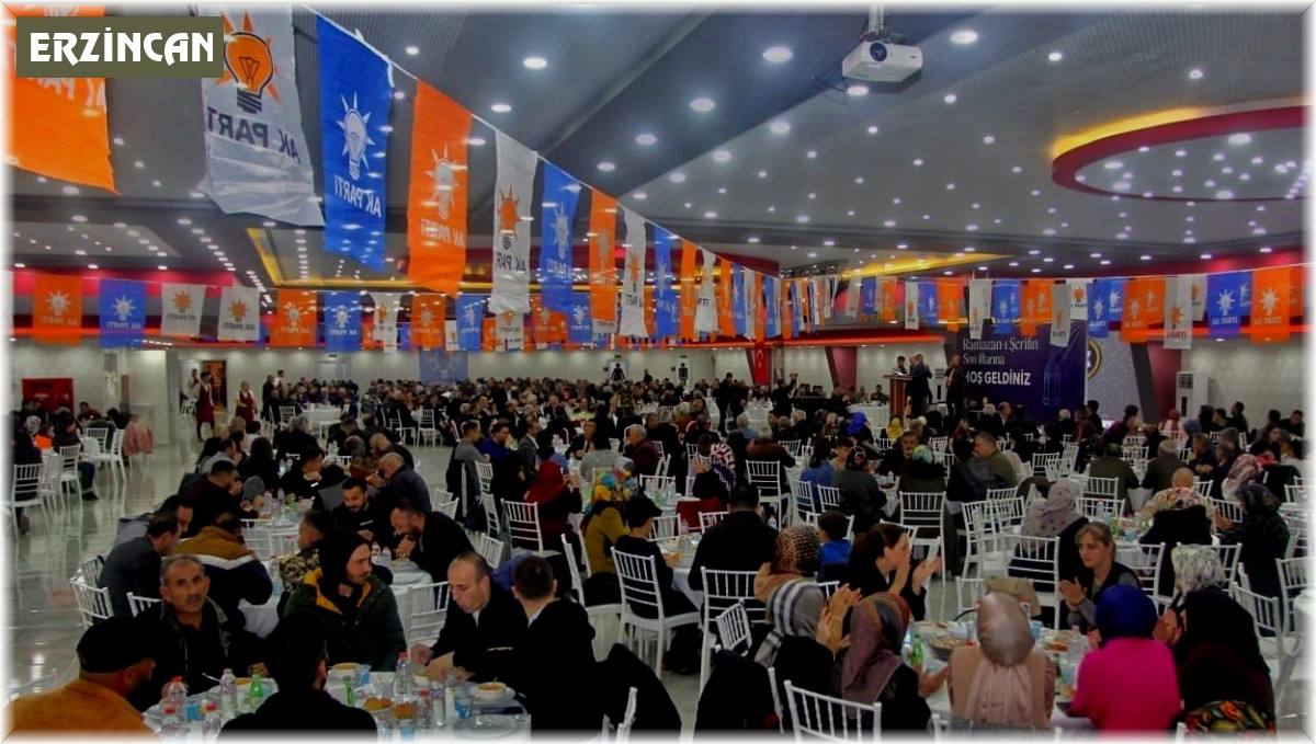 AK Parti teşkilatları iftar yemeğinde buluştu