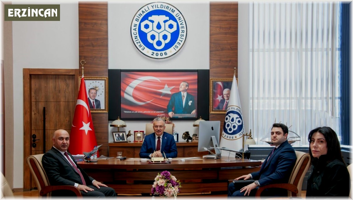 Azerbaycan Kars Başkonsolosu Alekberoğlu'ndan Rektör Levent'e ziyaret