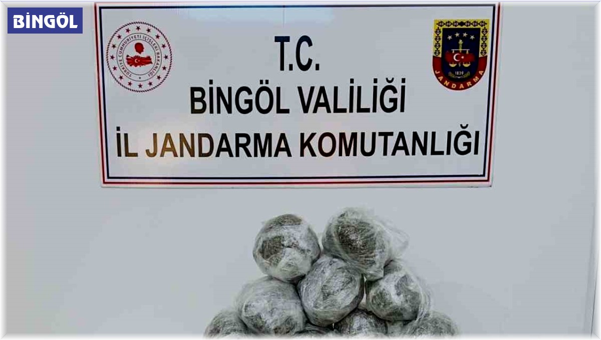 Bingöl'de 8 kilo uyuşturucu ele geçirildi