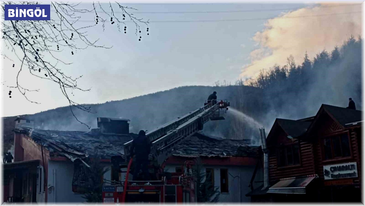 Bingöl'de termal tesislerde yangın