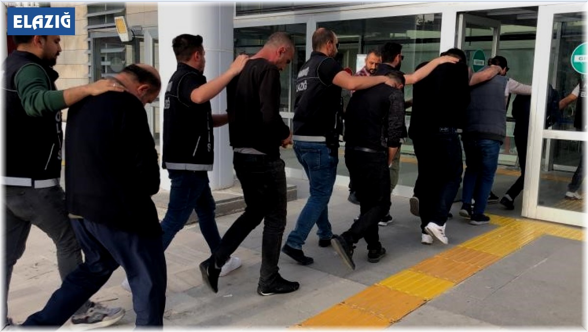 Elazığ'da 9 uyuşturucu taciri tutuklandı