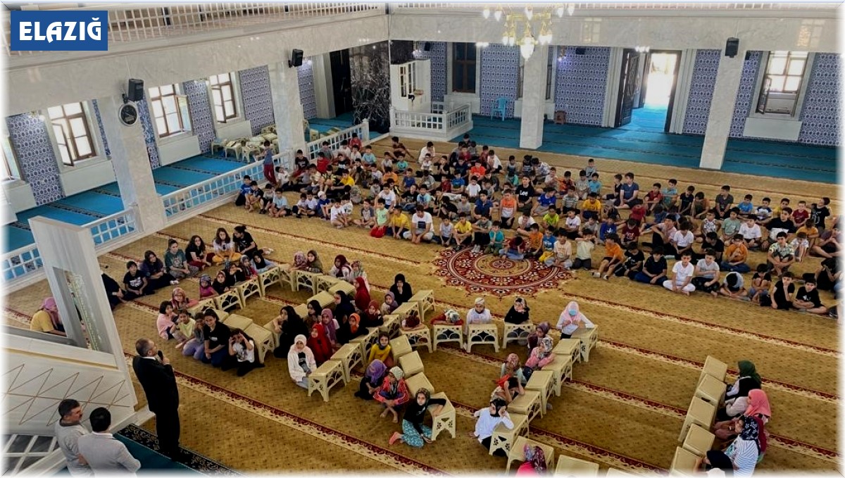 Elazığ'da yaz Kur'an kursları açılış programı düzenlendi