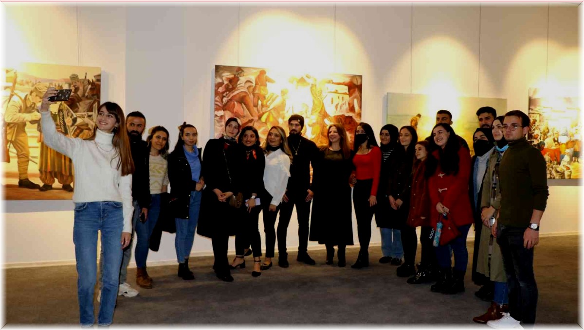 Erzincan'da 'Kurtuluş Mücadelesi Resimleri' sergisinin açılışı yapıldı