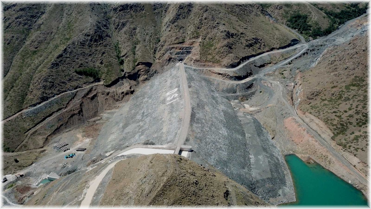 Erzincan Turnaçayırı Barajı su tutmaya başladı
