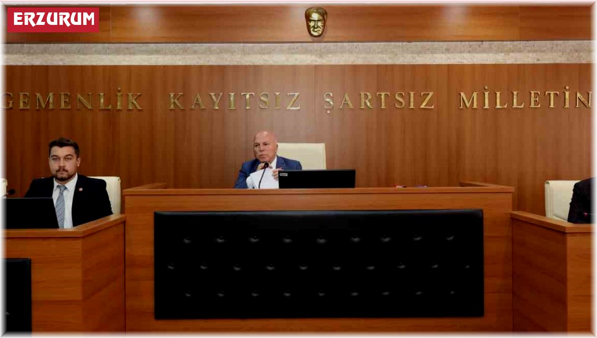 Erzurum Büyükşehir Belediyesi'nin yeni dönemdeki meclisi toplandı