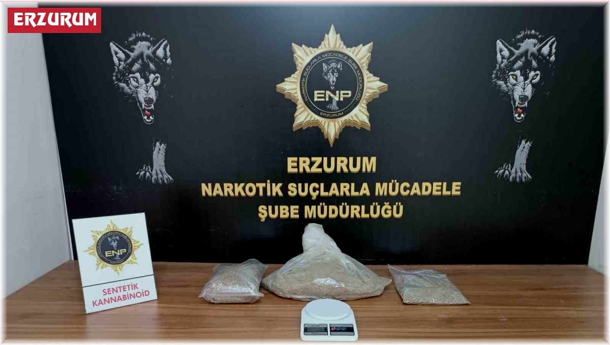 Erzurum'da uyuşturucu operasyonu: 1 tutuklama