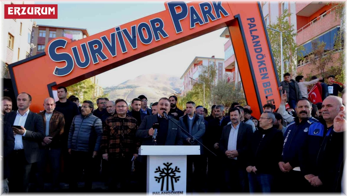 Erzurum'un ilk macera parkı Palandöken'de açıldı