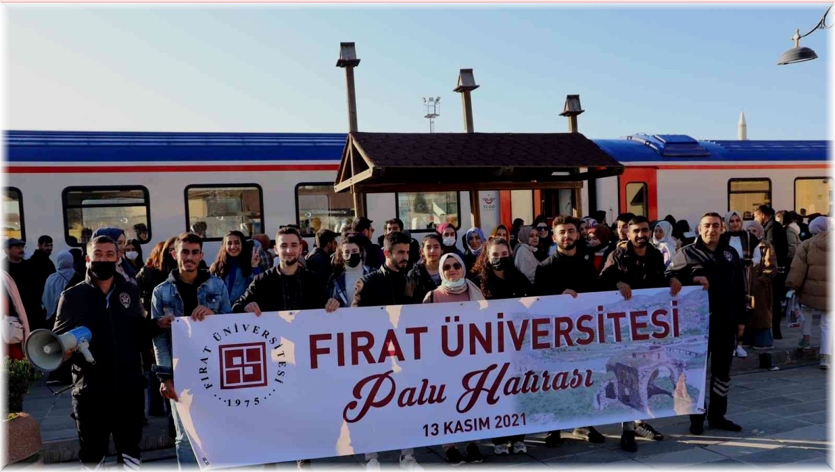 Fırat Üniversitesi'nden tren yolculuğu ve Palu gezisi