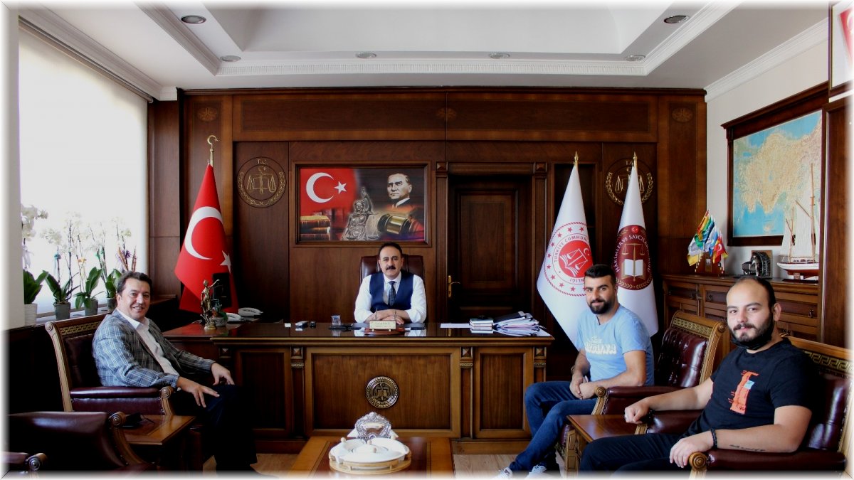İHA Bölge Müdürü Türkez’den Başsavcı Tuncel’e ziyaret