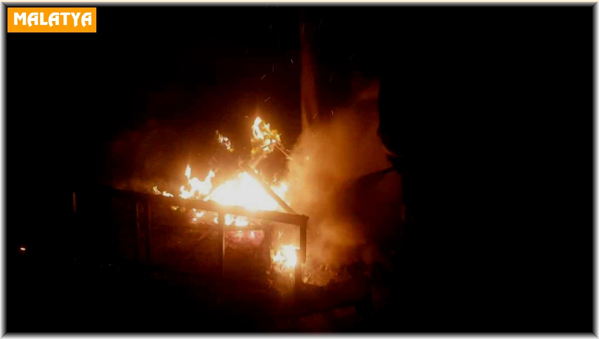 Malatya'da çatı yangını korkuttu