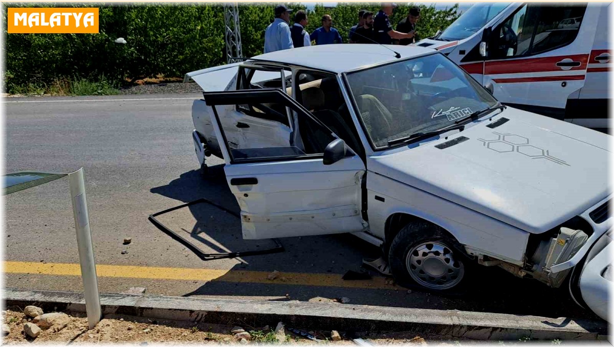Malatya'da trafik kazası: 5 yaralı