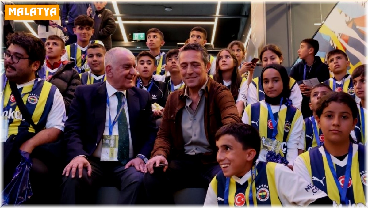 Malatyalı depremzede çocuklara Fenerbahçe Başkanı Ali Koç'tan sürpriz