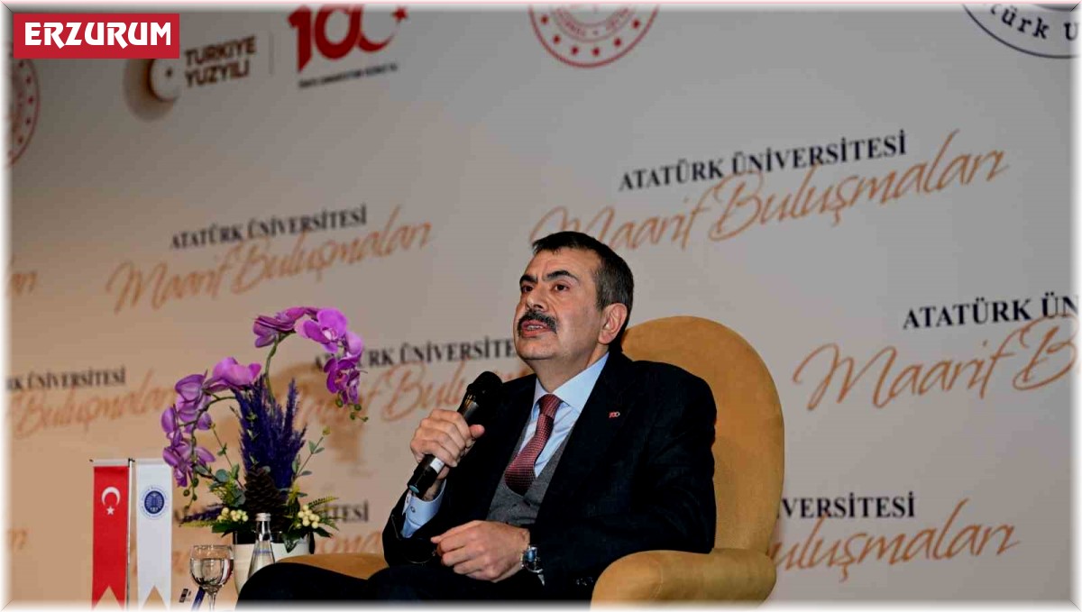 Milli Eğitim Bakanı Tekin, Erzurum'da 'Maarif Buluşmaları'na katıldı