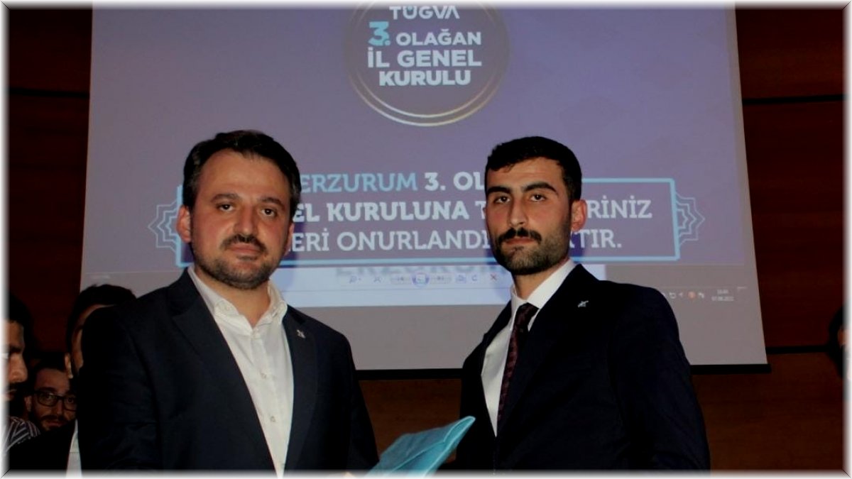 TÜGVA'nın Erzurum Temsilciliği'ni Erhan Bayrak devraldı