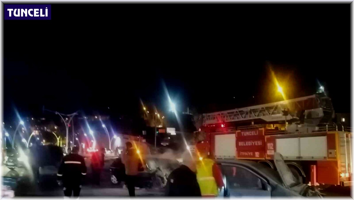 Tunceli'de trafik kazası: 5 yaralı