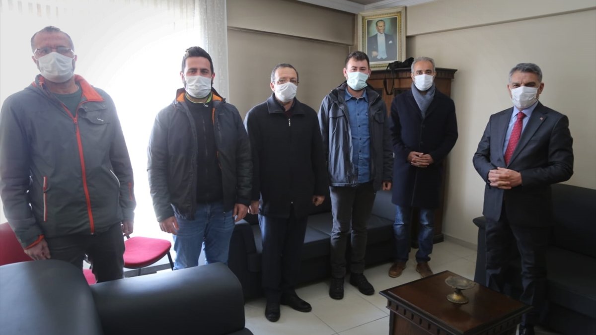 Tunceli Valisi Mehmet Ali Özkan basın mensuplarını ziyaret etti