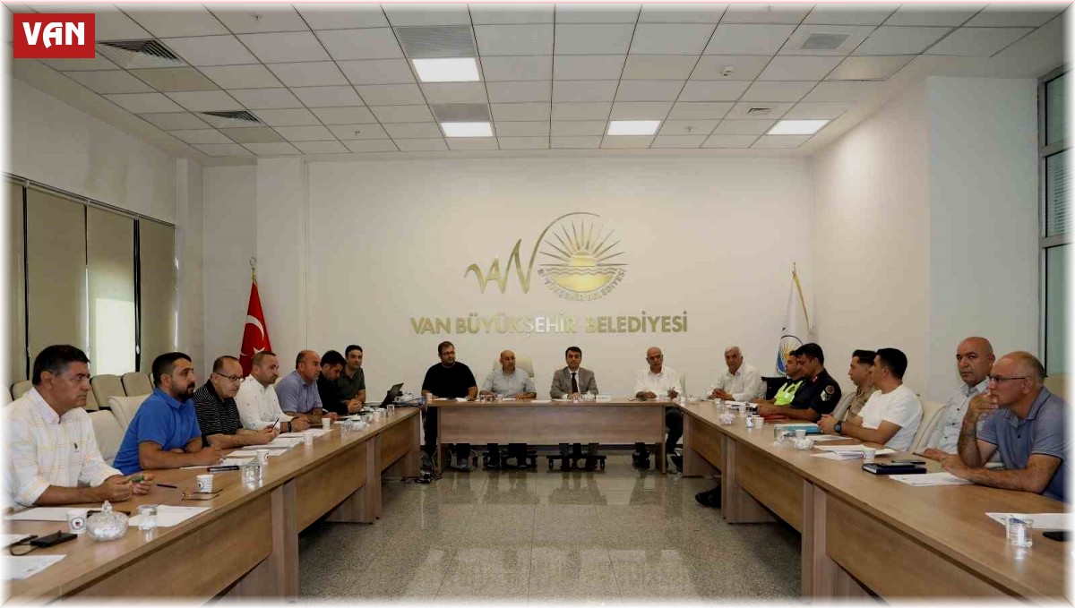 Van Büyükşehir Belediyesi Temmuz ayı UKOME toplantısı yapıldı