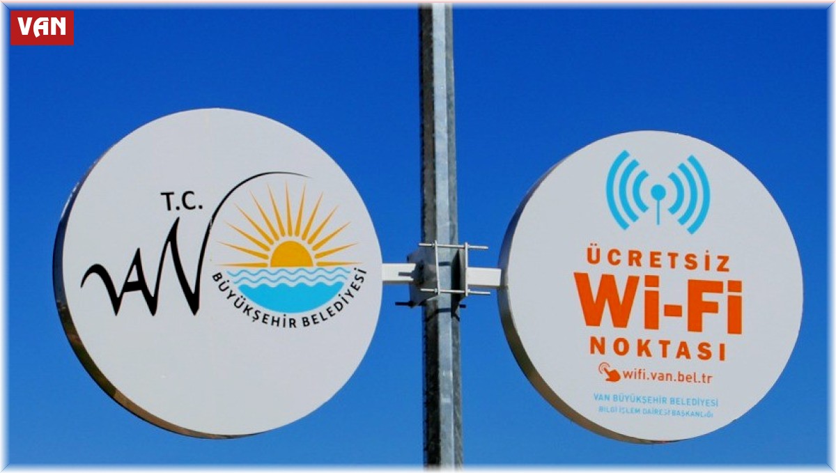 Van Büyükşehir Belediyesi wi-fi ağını genişletiyor