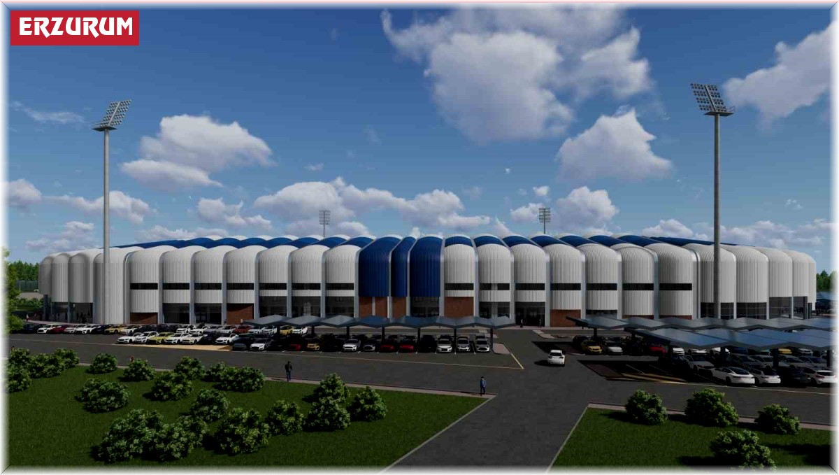 Yeni Erzurum Stadyumu projesi tamamlandı