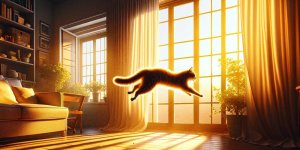 Rüyada Kedinin Camdan Atlaması