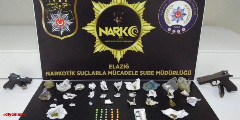 Elazığ'da uyuşturucu operasyonunda 5 kişi tutuklandı