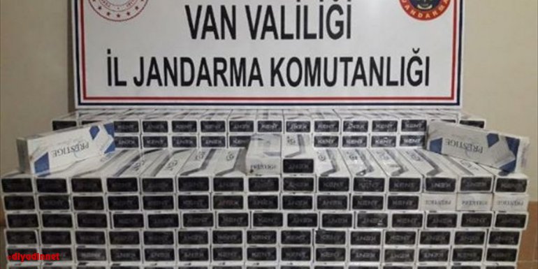 Van'da 2 bin 815 paket kaçak sigara ele geçirildi