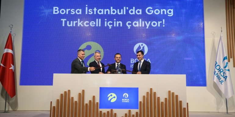 Borsa İstanbul'da gong 'Turkcell' için çaldı