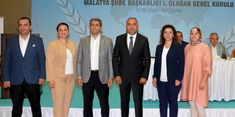 Öz Finans İş Sendikası Genel Başkanı Eroğlu, Malatya'da olağan genel kurula katıldı