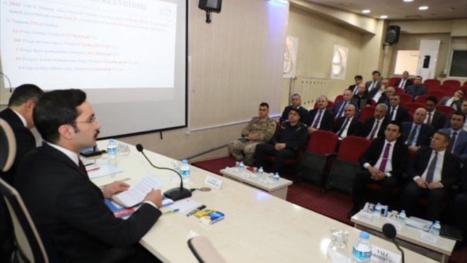 Hakkari'de il Koordinasyon Kurulu Toplantısı gerçekleştirildi