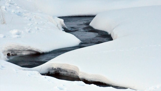 Kars'ta dondurucu soğuklar etkili oldu