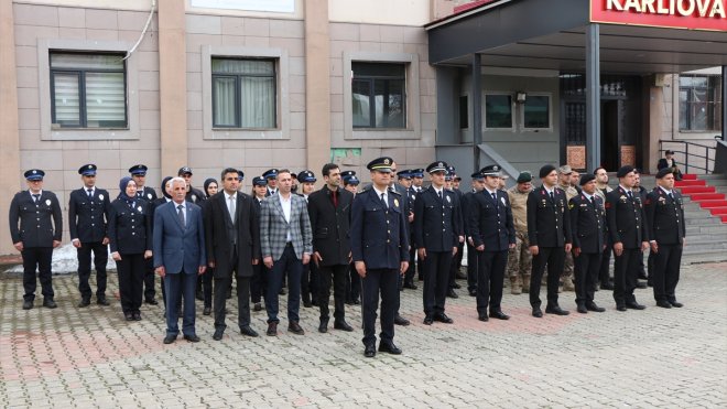 Karlıova'da Türk Polis Teşkilatının kuruluşunun 179. yıl dönümü kutlandı