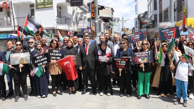 Doğu Anadolu'da AK Parti'li kadınlar Filistinli anneler için toplandı