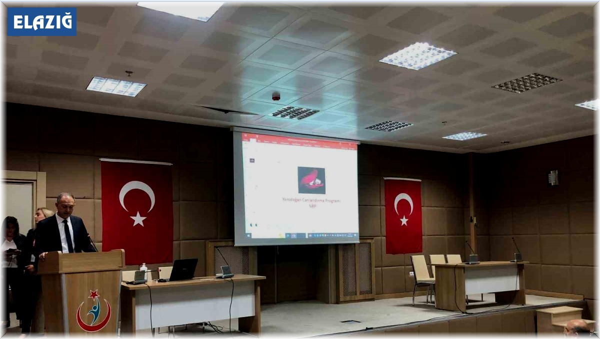 Elazığ'da Yenidoğan Canlandırma Programı uygulama eğitimi düzenlendi