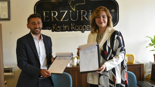 Erzurum'un yöresel ürünleri kadın kooperatifi aracılığıyla Türkiye'ye pazarlanacak
