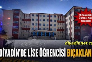 Ağrı Diyadin'de Okul Önünde Bıçaklı Kavga: 1 Öğrenci Ağır Yaralı