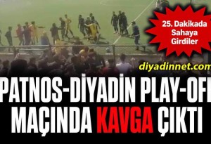 Patnos-Diyadin Play-Off Maçında Kavga Çıktı