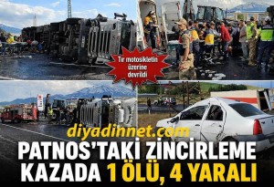 Ağrı Patnos'ta zincirleme trafik kazası: 2 kişi öldü,  3 kişi yaralandı