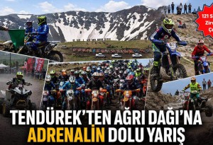 Ağrı'da Enduro ve ATV Heyecanı: 121 Sporcu Tendürek ve Ağrı Dağı Eteklerinde Yarıştı