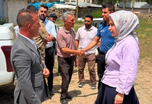 Taşlıçay Kaymakamı Kübra Baka Kılıç Tanrıverdi ve Yardımcılar Köylerini Ziyaret Etti