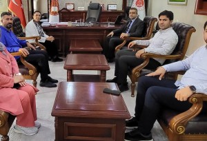 Ağrı'da Ruken Kilerci ve İlhami Yıldız'dan Başsavcı 'İbrahim Yusufoğlu'na Ziyaret