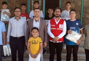Diyadin'de 2026 Yaz Kur'an Kursu Futbol Turnuvası Birincisi Öğrencilere Hediye