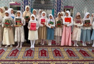 Taşlıçay'da Kur'an kursu öğrencileri mezuniyet sevinci yaşadı