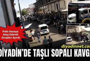 Ağrı'da taşlı sopalı kavga