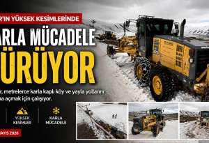 Geçen yıl yaylacılar vardı, bu yıl metrelerce kar var: Iğdır'da mayıs ayında yollar açılıyor