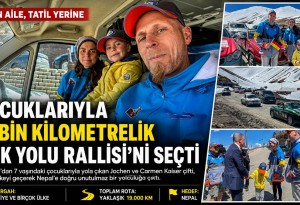 Alman aile, 7 yaşındaki oğullarıyla 19 bin kilometrelik İpek Yolu Rallisi'nde Nepal'e gidiyor