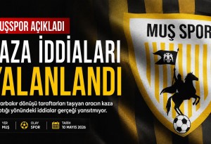 Muşspor, taraftar aracının kaza yaptığı iddiasını yalanladı
