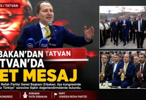 Fatih Erbakan'dan Bitlis'te "Terörsüz Türkiye" mesajı: Kardeşliğe, barışa ve kucaklaşmaya evet